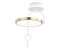 Светильник подвесной LED FL66422 Ambrella light белый 1 лампа, основание белое в стиле современный хай-тек 