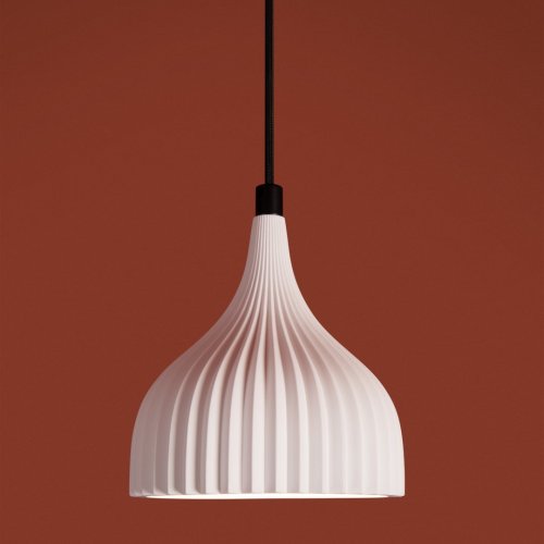 Светильник подвесной Terra FR5582PL-01W Freya белый на 1 лампу, основание чёрное в стиле современный мемфис фото 6 Светильник подвесной Terra FR5582PL-01W Freya белый на 1 лампу, основание чёрное в стиле современный мемфис фото 6