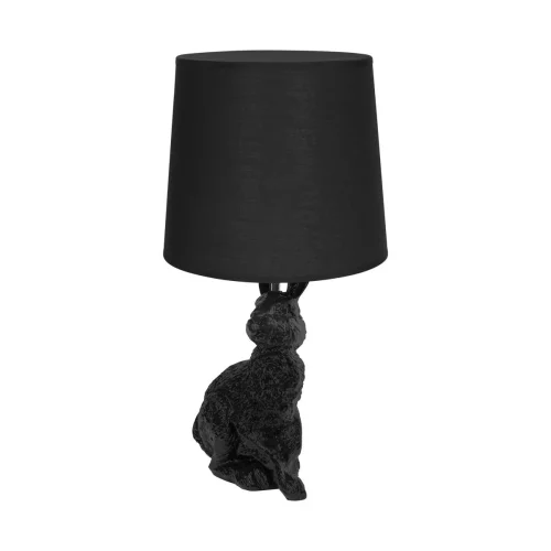 Настольная лампа Раббит (Rabbit) 10190 Black LOFT IT чёрная на 1 лампу, основание чёрное смола в стиле современный животные фото 3 Настольная лампа Раббит (Rabbit) 10190 Black LOFT IT чёрная на 1 лампу, основание чёрное смола в стиле современный животные фото 3