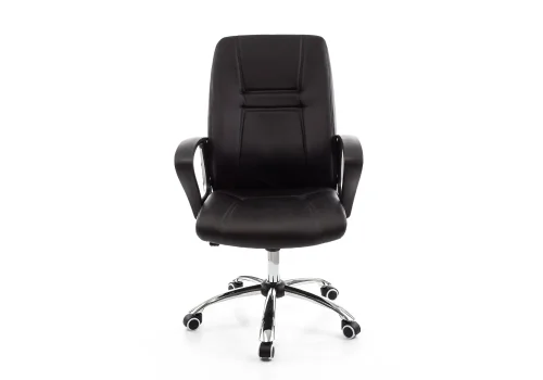 Компьютерное кресло Blanes черное 1733 Woodville, чёрный/искусственная кожа, ножки//, размеры - *1190***630*640 фото 4