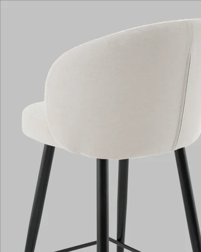 Стул полубарный Ханнингем велюр жемчужный УТ000041703 Stool Group, /, ножки//, размеры - ***** фото 6