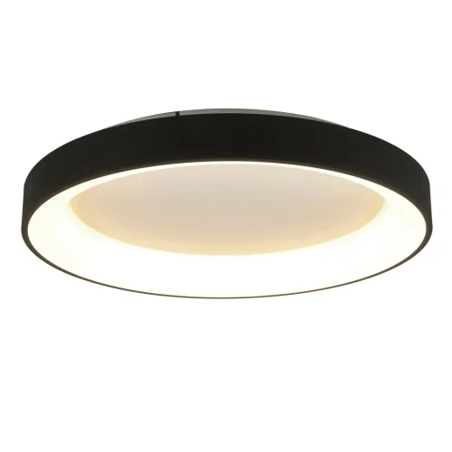 Люстра потолочная LED с пультом Niseko 8580 Mantra чёрная на 1 лампа, основание чёрное в стиле современный хай-тек с пультом фото 2