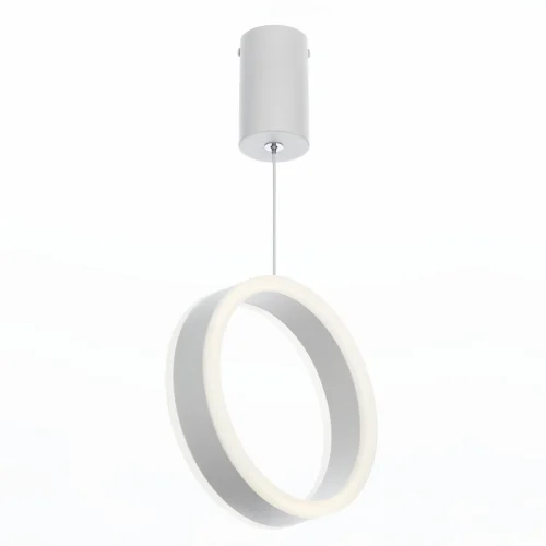 Светильник подвесной LED Дуэт CL719000 Citilux белый 1 лампа, основание белое в стиле современный хай-тек  фото 4