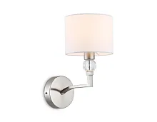 Бра LH71125 Ambrella light белый на 1 лампу, основание никель в стиле классический 