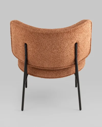 Кресло District Lounge букле терракотовый УТ000039111 Stool Group, /, ножки//, размеры - *750***680*800мм фото 3