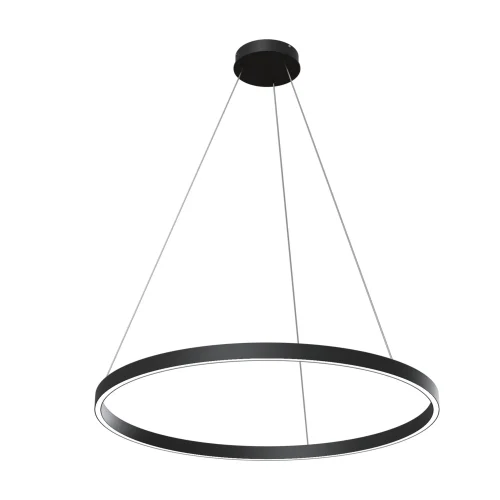 Светильник подвесной LED Rim MOD058PL-L42B4K Maytoni чёрный 1 лампа, основание чёрное в стиле хай-тек кольца