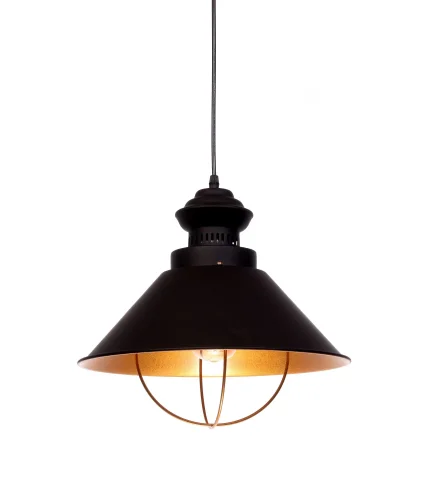Светильник подвесной Kugar  LDP 7930 BK Lumina Deco чёрный 1 лампа, основание чёрное в стиле современный лофт  фото 2