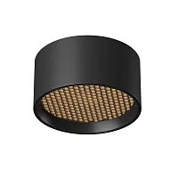 Светильник накладной LED Glare C122CL-L7-3K-B Maytoni чёрный на 1 лампу, основание чёрное в стиле современный хай-тек 