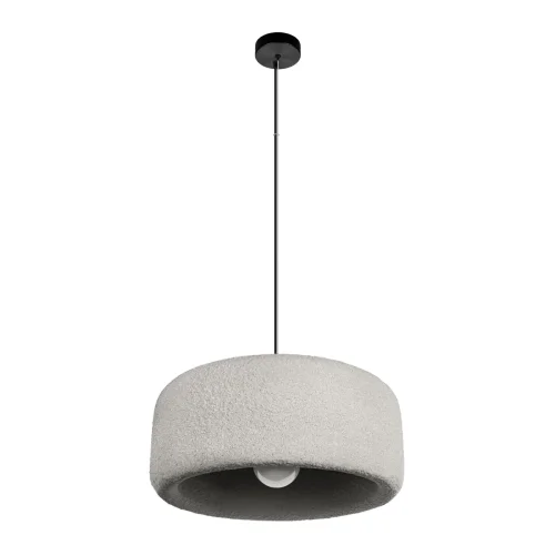 Светильник подвесной Stone 10252/500 Grey LOFT IT серый на 1 лампу, основание чёрное в стиле современный лофт 