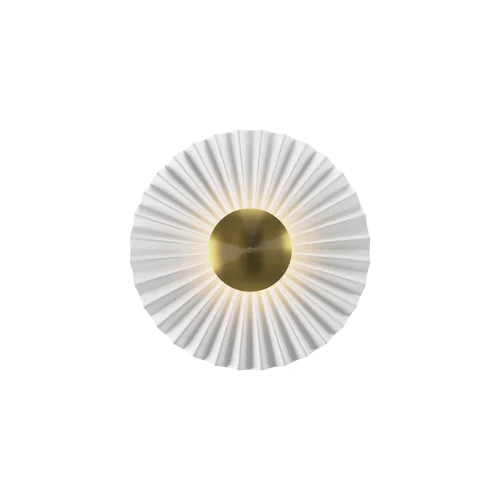 Бра LED Fiore MOD233WL-L11BS3K Maytoni латунь белый на 1 лампа, основание латунь в стиле современный отражённый свет фото 2
