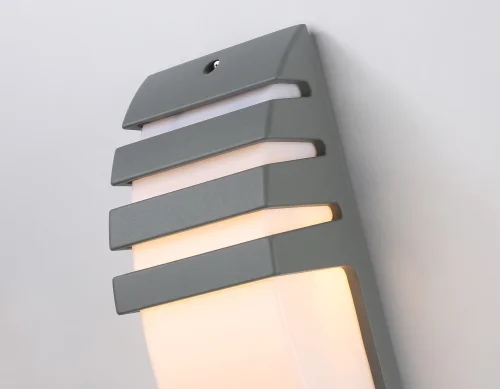 Настенный светильник ST5201 Ambrella light уличный IP54 серый 1 лампа, плафон белый в стиле хай-тек современный E27 фото 4