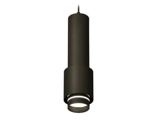 Светильник подвесной Techno spot XP7723012 Ambrella light чёрный 1 лампа, основание чёрное в стиле современный хай-тек 