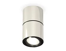 Светильник накладной Techno spot XS7405040 Ambrella light серебряный 1 лампа, основание серебряное в стиле хай-тек модерн круглый