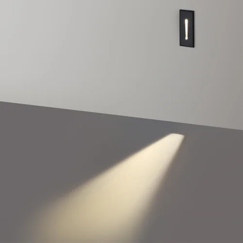 Светильник точечный LED Escala 7054/3WL Odeon Light чёрный на 1 лампу, основание чёрное в стиле минимализм хай-тек подсветка для лестниц и ступеней фото 4