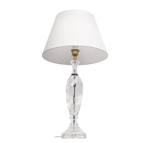 Настольная лампа Сrystal 10278 LOFT IT белая 1 лампа, основание прозрачное хрусталь в стиле классический  фото 4