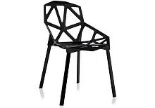 Деревянный стул One PC-015 черный 11697 Woodville, чёрный/, ножки/металл/чёрный, размеры - ****550*560