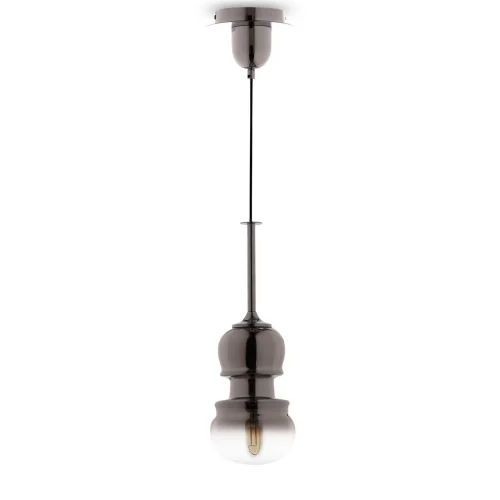 Светильник подвесной Sonata 6697 Mantra серый прозрачный 1 лампа, основание хром в стиле современный выдувное