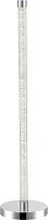 Торшер напольный LED ALIVIO 65200-80S Globo прозрачный на 1 лампу, основание хром в стиле современный 