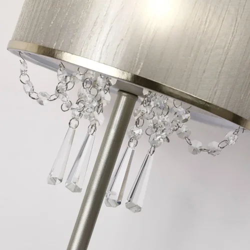 Настольная лампа Elfo 3043-1T F-promo белая 1 лампа, основание серебряное металл в стиле арт-деко  фото 4