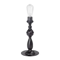 Настольная лампа V1793-1/1L Vitaluce без плафона 1 лампа, основание чёрное металл в стиле классический 