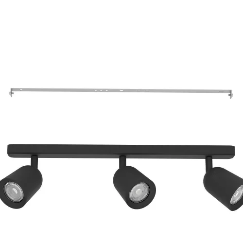 Спот с 3 лампами Camaldoli 901954 Eglo чёрный GU10 в стиле современный фото 4 Спот с 3 лампами Camaldoli 901954 Eglo чёрный GU10 в стиле современный фото 4
