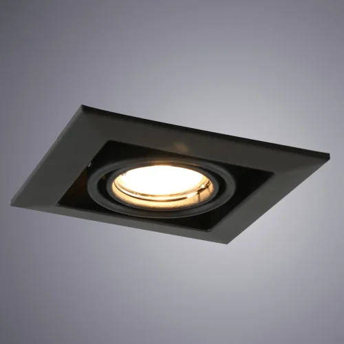 Светильник карданный Cardani Piccolo A5941PL-1BK Arte Lamp чёрный 1 лампа, основание чёрное в стиле современный  фото 2