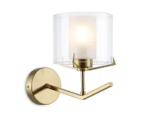 Бра LH57010 Ambrella light белый на 1 лампу, основание латунь в стиле классический 