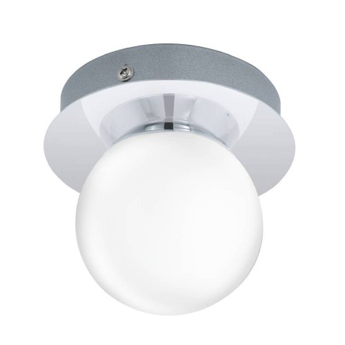 Светильник потолочный LED MOSIANO 94626 Eglo белый 1 лампа, основание хром серое в стиле современный 