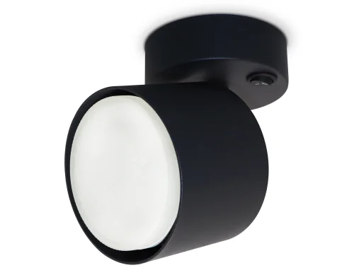 Светильник накладной TA133 Ambrella light чёрный 1 лампа, основание чёрное в стиле хай-тек современный круглый фото 4