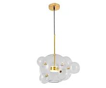 Светильник подвесной LED Галла 07545-6,21 Kink Light прозрачный 1 лампа, основание золотое в стиле современный 