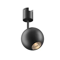 Трековый светильник LED Magnetic track system Elasity TR164-1-8W3K-M-B Maytoni чёрный для шинопроводов серии Magnetic track system Elasity чёрный