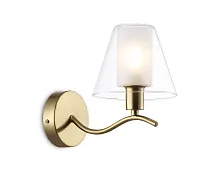 Бра LH57095 Ambrella light белый на 1 лампу, основание латунь в стиле классический 