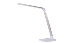 Настольная лампа офисная LED VARIO LED 24656/10/31 Lucide белая 1 лампа, основание белое полимер металл в стиле современный 