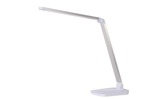 Настольная лампа офисная LED VARIO LED 24656/10/31 Lucide белая 1 лампа, основание белое полимер металл в стиле современный 