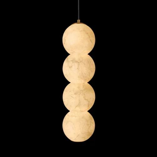 Светильник подвесной ЛЕД Бидз / Beads 10530/4P LOFT IT бежевый на 1 лампу, основание бронзовое в стиле современный фото 4 Светильник подвесной ЛЕД Бидз / Beads 10530/4P LOFT IT бежевый на 1 лампу, основание бронзовое в стиле современный фото 4