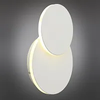 Бра LED Banbury OML-42601-10 Omnilux белый 1 лампа, основание белое в стиле хай-тек кольца