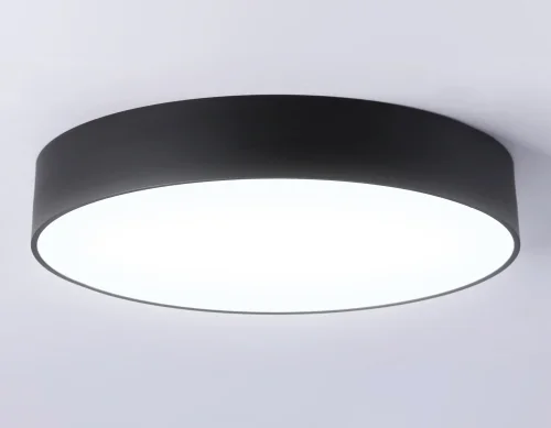 Светильник потолочный LED Air Alum FV5530 Ambrella light чёрный 1 лампа, основание чёрное в стиле современный хай-тек  фото 2