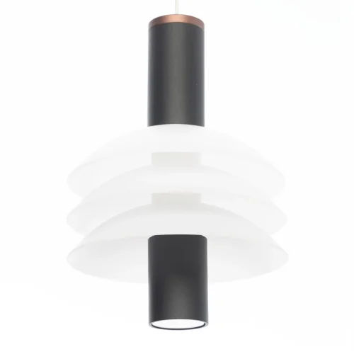 Светильник подвесной LED Майя CL202031 Citilux белый 3 лампы, основание чёрное в стиле современный хай-тек каскад фото 6