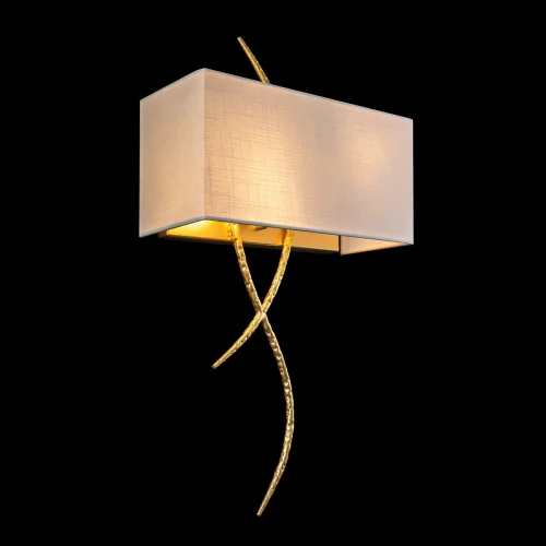 Бра Romance 10457 Gold LOFT IT белый на 2 лампы, основание золотое в стиле современный арт-деко фото 4