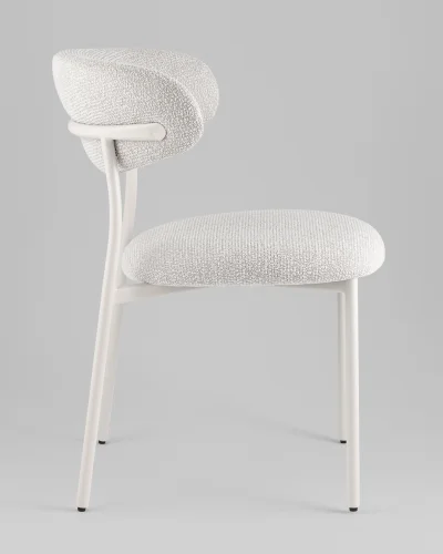 Стул обеденный Ayla, серый, белые ножки УТ000041710 Stool Group, /, ножки//, размеры - ***** фото 2