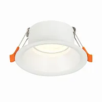 Светильник точечный Nobarra ST201.508.01 ST-Luce белый 1 лампа, основание белое в стиле современный хай-тек 