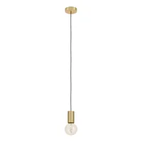 Светильник подвесной Pozueta 1 900799 Eglo без плафона на 1 лампу, основание матовое латунь в стиле современный 