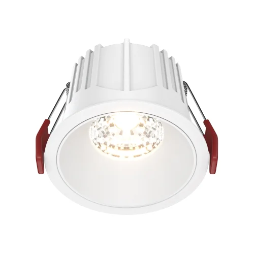 Светильник точечный Alfa LED DL043-01-15W3K-RD-W Maytoni белый 1 лампа, основание белое в стиле современный 