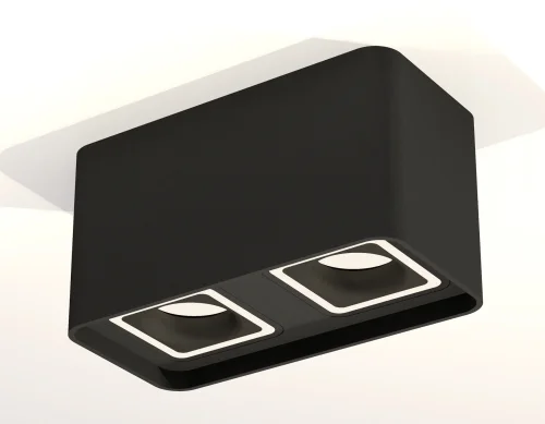 Светильник накладной Techno Spot XS XS7851020 Ambrella light чёрный 2 лампы, основание чёрное в стиле хай-тек современный прямоугольный фото 2