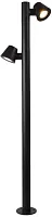 Парковый светильник LED Bio 4744-2F Favourite уличный IP54 чёрный на 1 лампу, плафон чёрный в стиле современный LED