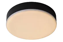 Светильник потолочный Ceres-Led 28112/30/30 Lucide белый 1 лампа, основание чёрное в стиле современный 