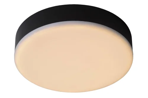 Светильник потолочный Ceres-Led 28112/30/30 Lucide белый на 1 лампу, основание чёрное в стиле современный 