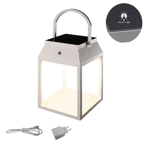 Ландшафтный светильник Fuji 7091 Mantra уличный IP54 белый на 1 лампу, плафон белый в стиле современный LED фото 3