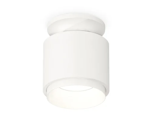 Светильник накладной Techno spot XS7510040 Ambrella light белый 1 лампа, основание белое в стиле современный хай-тек круглый