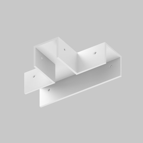 Коннектор T-образный для профиля Exility IP O-TR001-TC-W Maytoni белый в стиле хай-тек современный для светильников серии Exility IP exility ip уличная фото 2